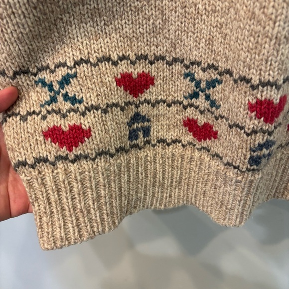 Vintage Eddie Bauer Marled Wool Blend Rocking Horse Sweater Women’s Size Large - Picture 7 of 11